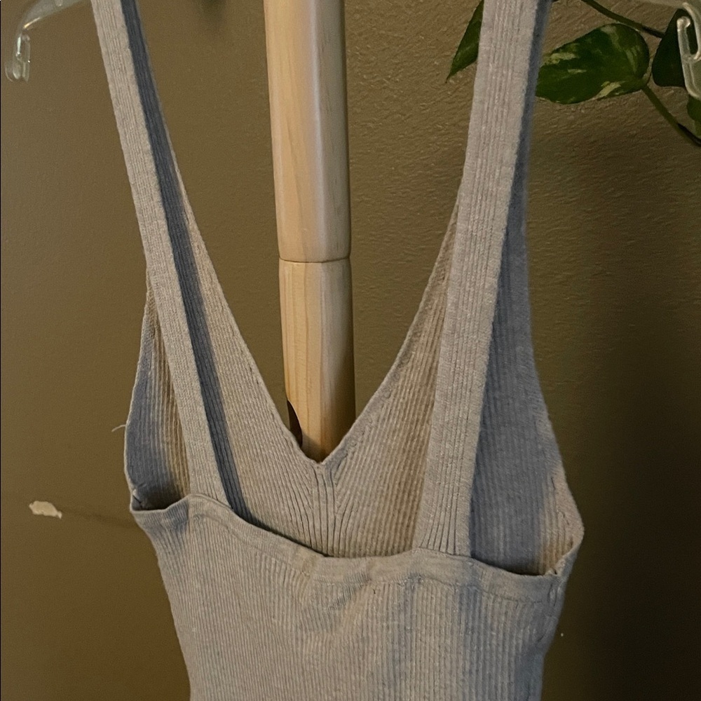 Heather grey sweater dress - Picture 4 of 5